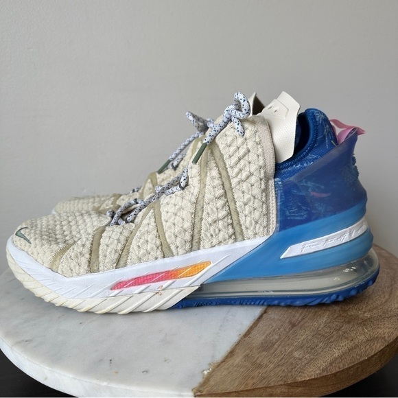 Nike Other - NIKE Lebron 18 ‘LA By Day' Light Cream 2020 DB8148-200 Men's Sneakers size 12